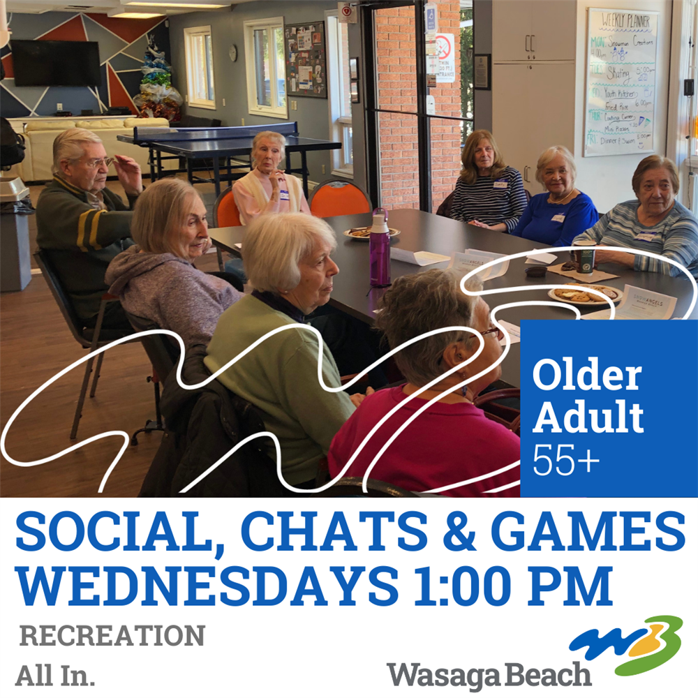 Senior Active Living Centre Games, Chats and Social